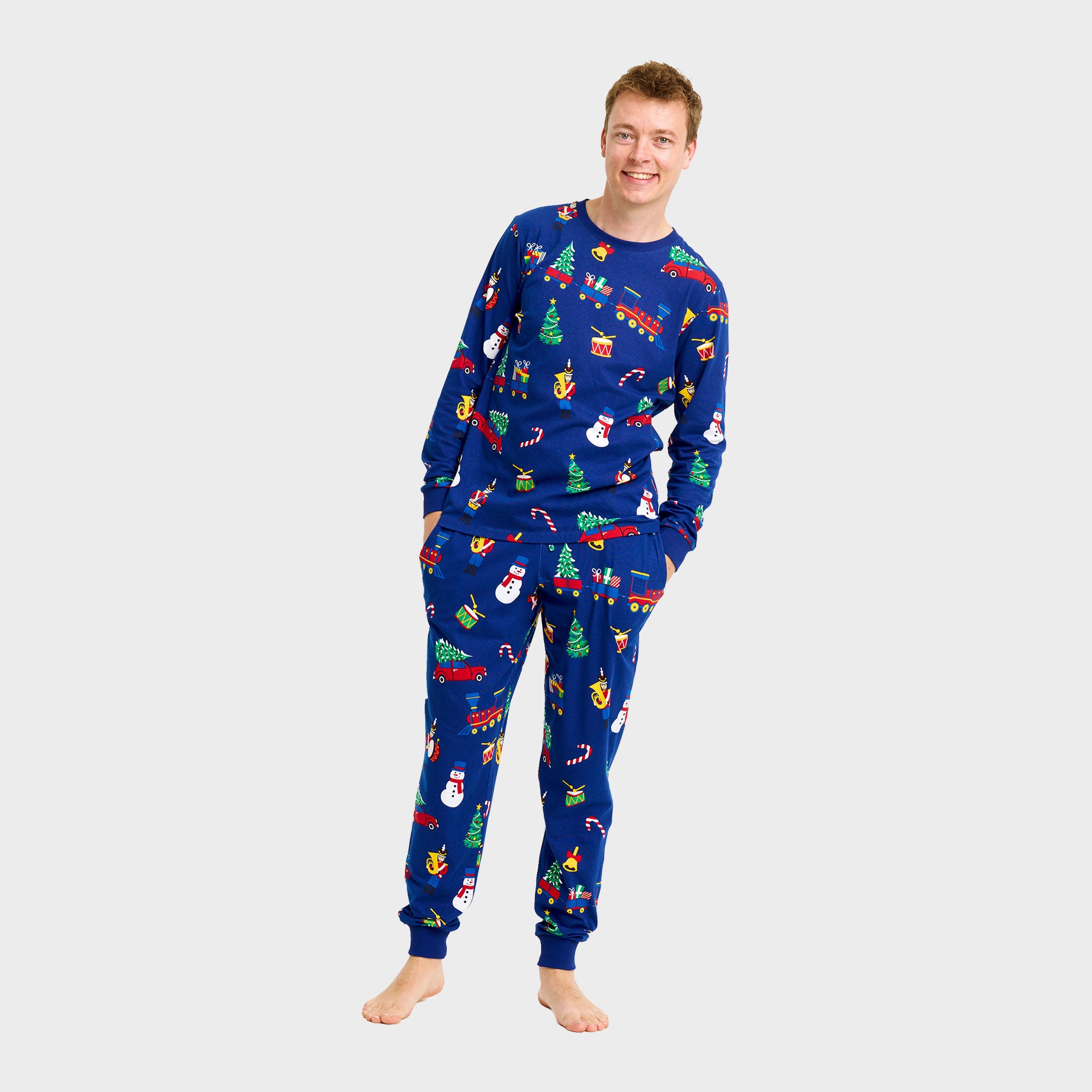Christmas toys julepyjamas - Herre.